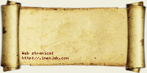 Damjan Varićak vizit kartica